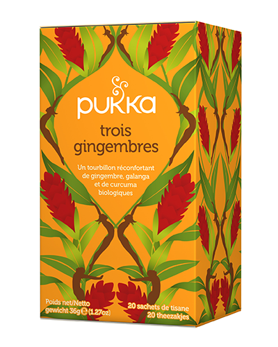 Pukka Trois Gingembres Thé Bio Beutel 20 Stück