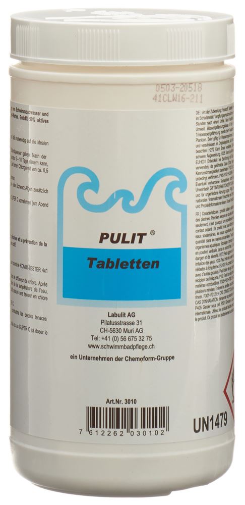 Pulit Chlor-Tabletten 1 kg