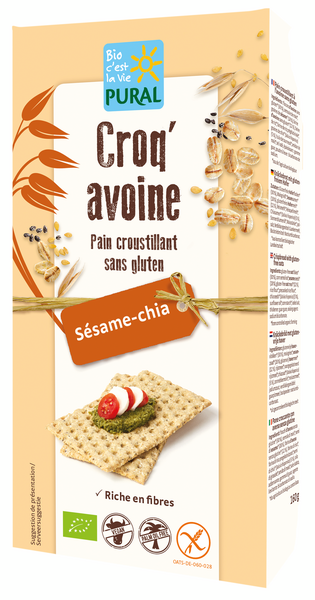 Pural Croq’Hafer Sesam Chia glutenfrei 160 g