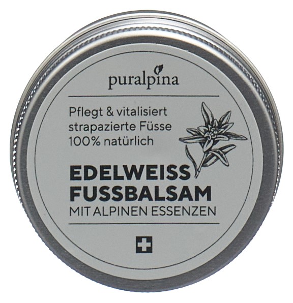 puralpina Edelweiss Fussbalsam Topf 30 ml