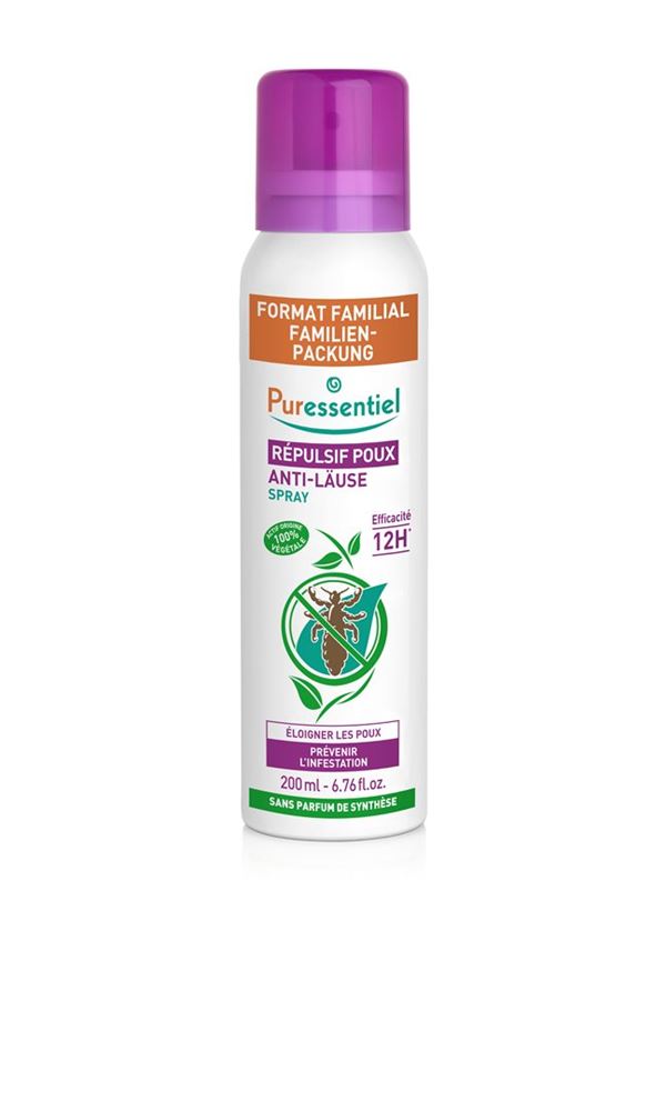 Puressentiel Anti-Läuse Abwehrspray Familienformat 200 ml