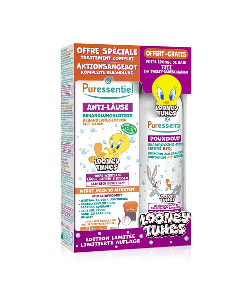 Puressentiel Anti-Läuse Warner Bros Set Lotion + Shampoo