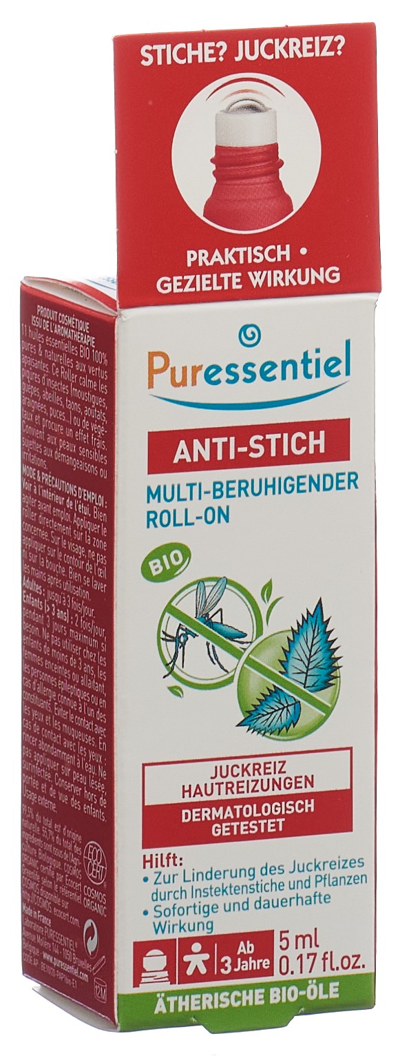 Puressentiel Anti-Stich Roll-on multi-beruhigend Bio 5 ml