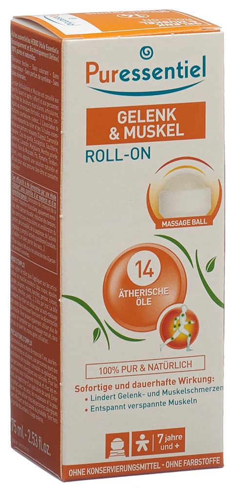 Puressentiel Gelenk & Muskel Roll-on 14 ätherische Öle 75 ml