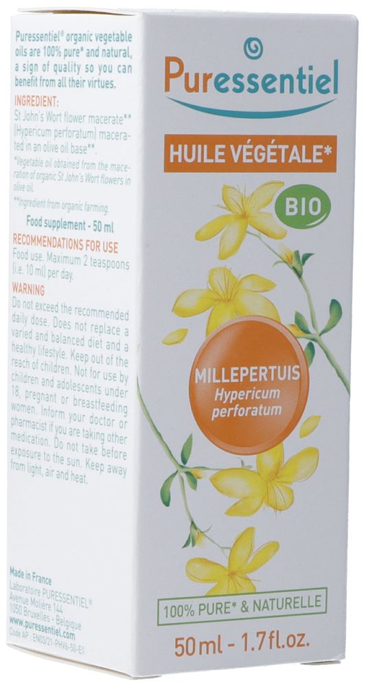 Puressentiel Pflanzenöl Johanniskraut Bio 50 ml