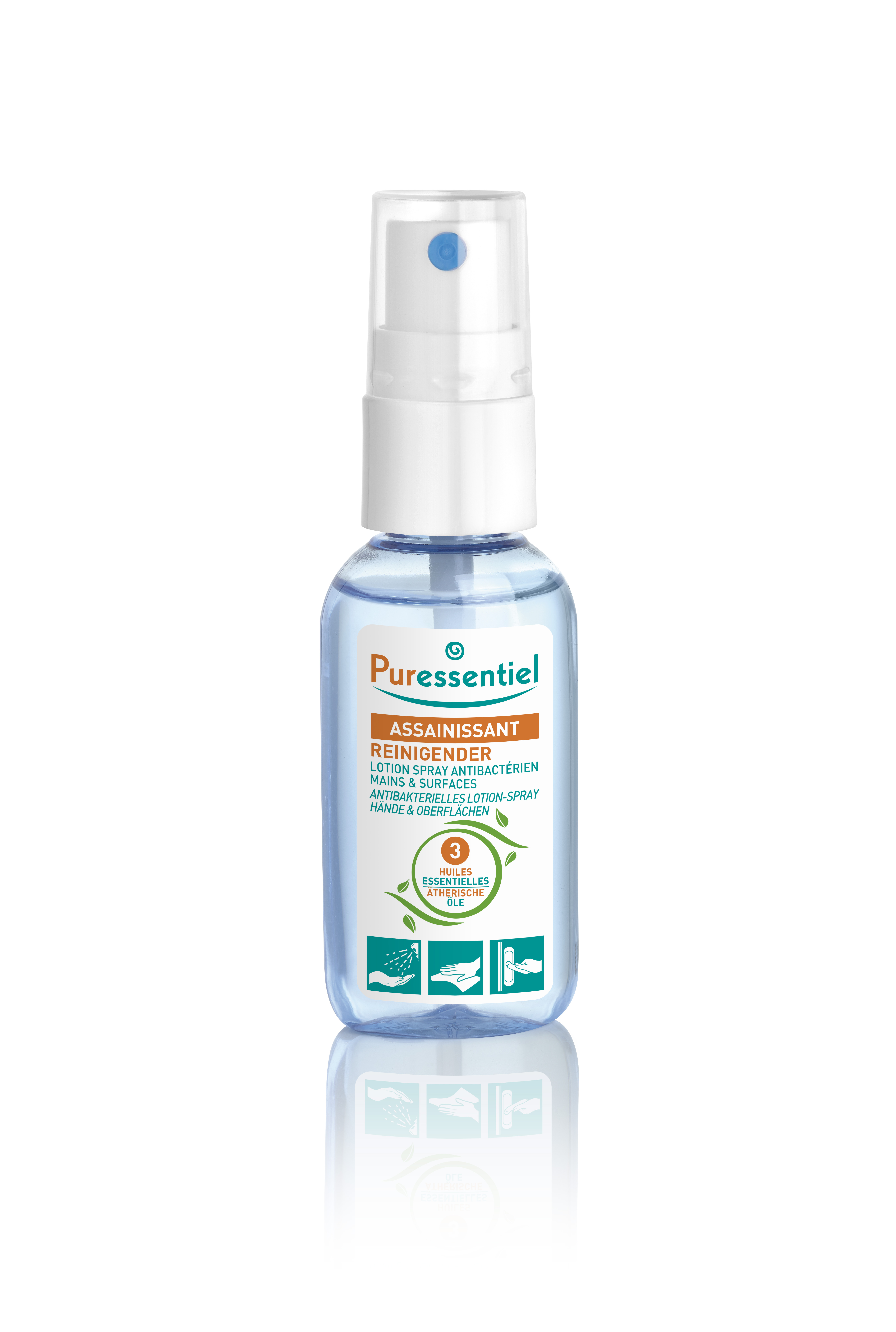 Puressentiel Reinigend antibakterielles Lotion Hände und Oberflächen Spr 25 ml