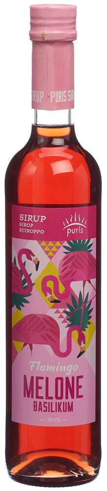 Puris Sirup Flamingo 6 Glasfl 50 cl