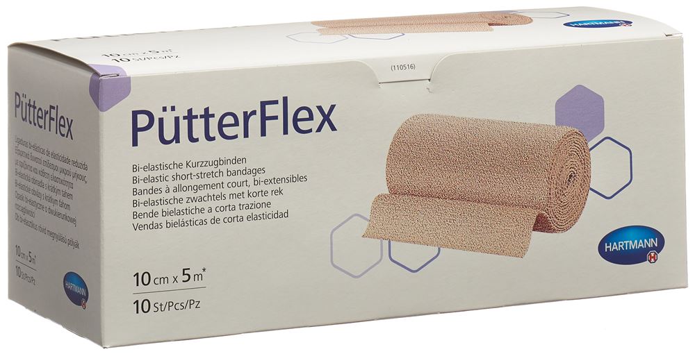 Pütter Flex Binde 10cmx5m 10 Stk