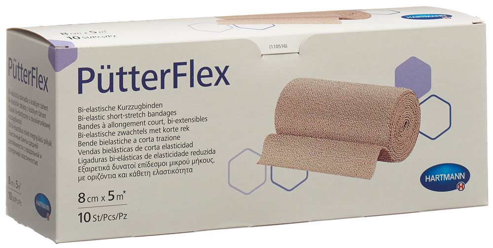 Pütter Flex Binde 8cmx5m 10 Stk