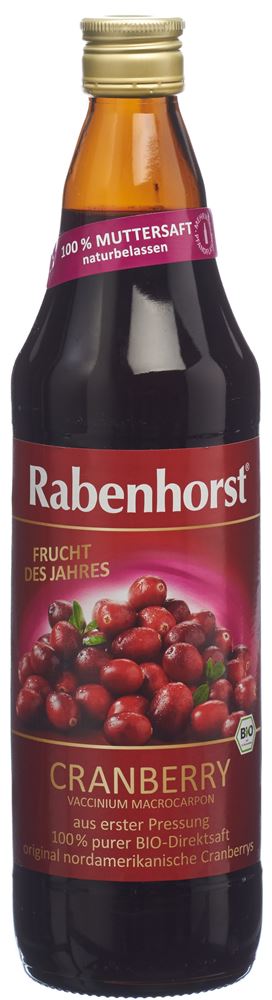 Rabenhorst Cranberry Muttersaft Bio Fl 750 ml