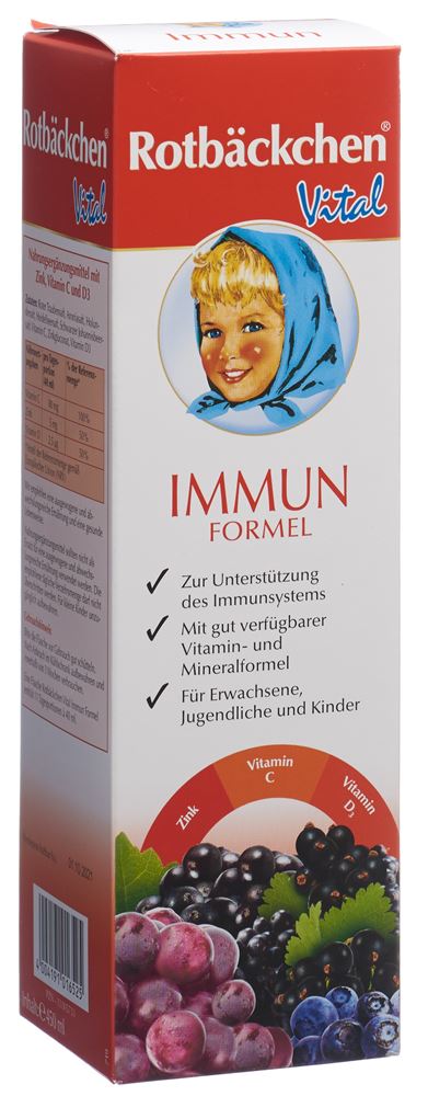 Rabenhorst Rotbäckchen Vital Immun Formel Fl 450 ml