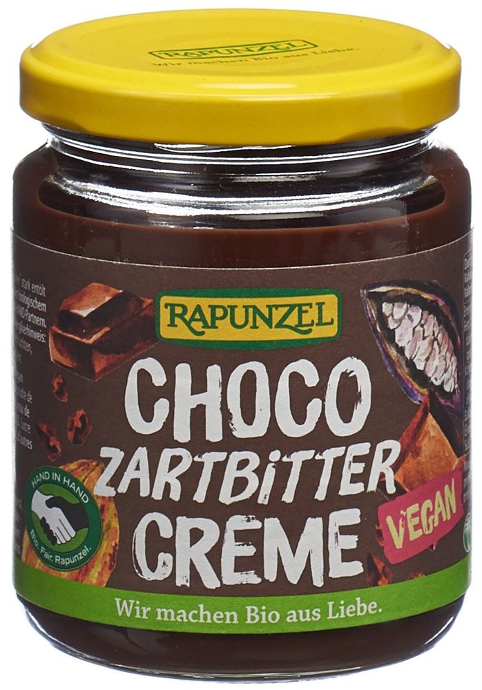 Rapunzel Choco Aufstrich Zartbitter Glas 250 g