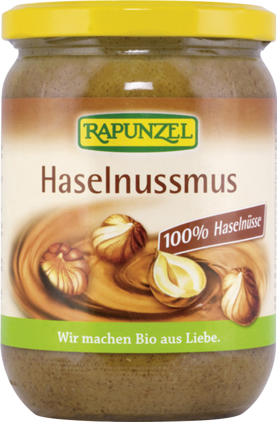 Rapunzel Haselnussmus Glas 500 g