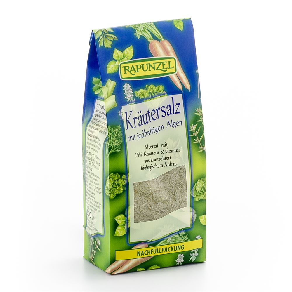Rapunzel Kräutersalz Mit Algen Jodhaltig Beutel 500 G