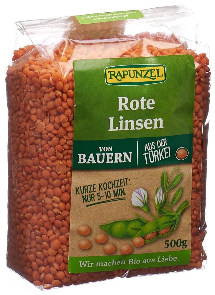Rapunzel Linsen rot 500 g