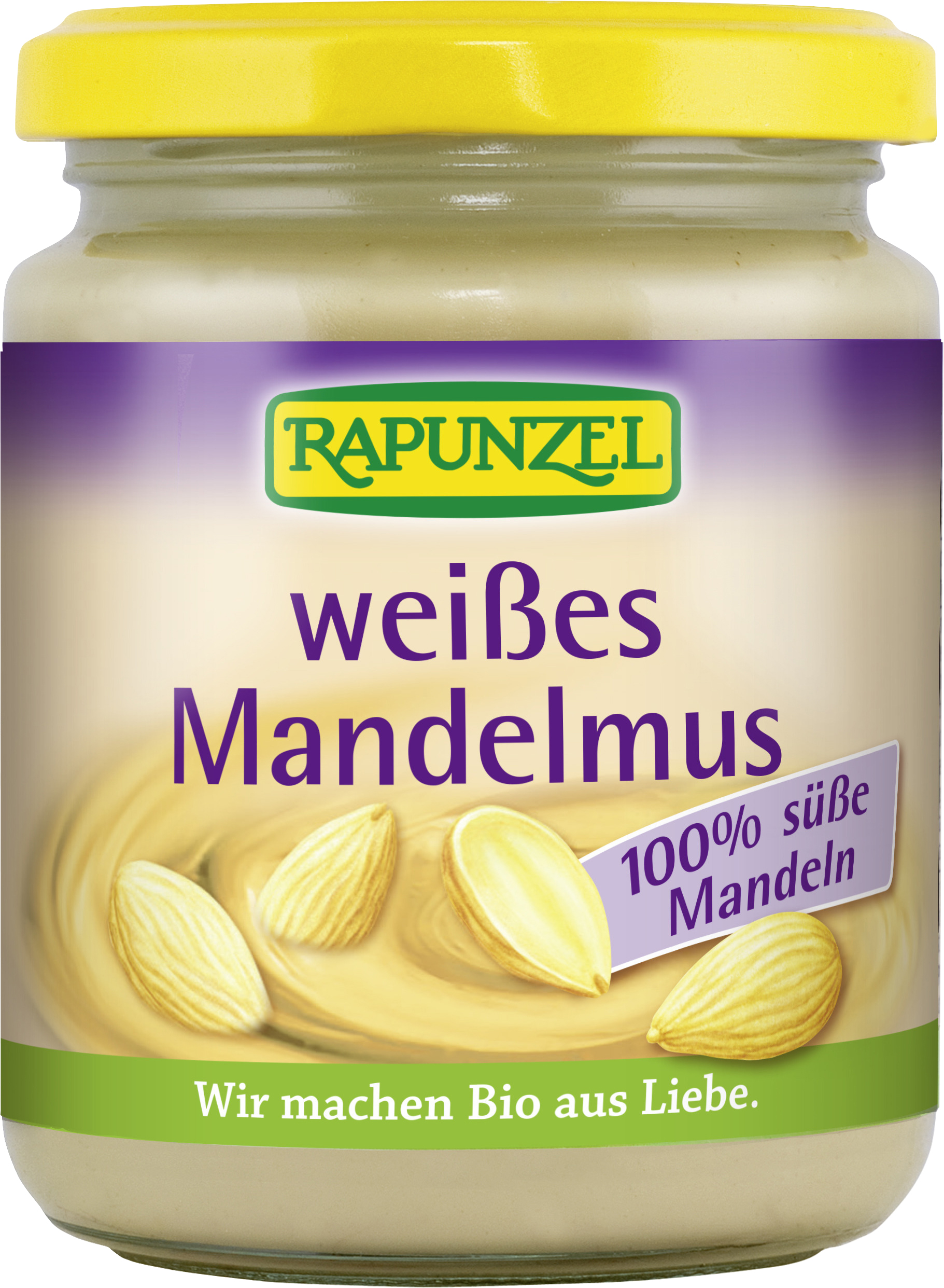 Rapunzel Mandelmus weiss Bio Glas 250 g