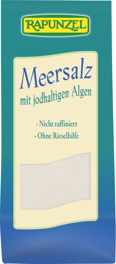 Rapunzel Meersalz Jodiert Beutel 500 G