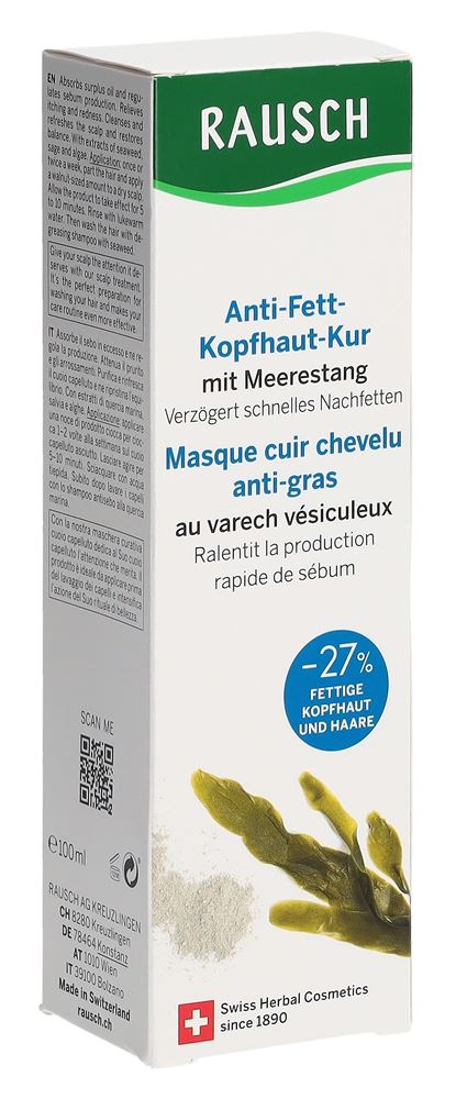 Rausch Anti-Fett-Kopfhaut-Kur mit Meerestang Fl 100 ml