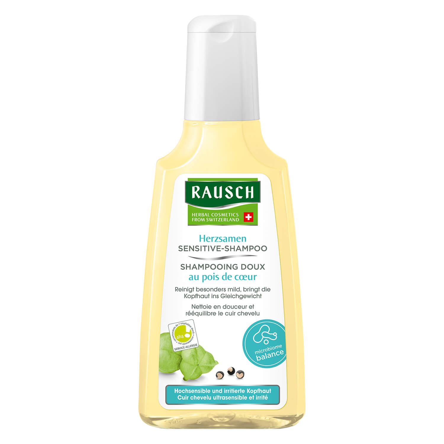 Rausch Sensitive-Shampoo mit Herzsamen Fl 200 ml