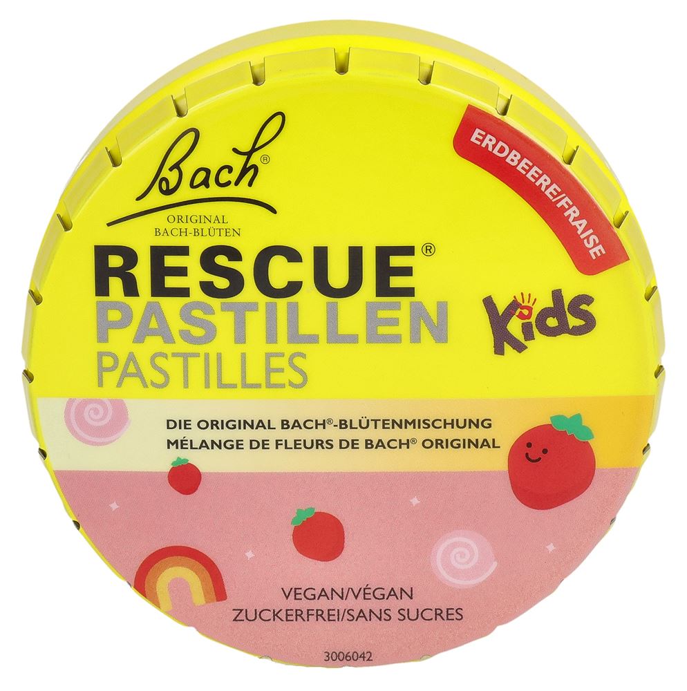 Rescue Kids Pastillen Erdbeere Ds 50 g