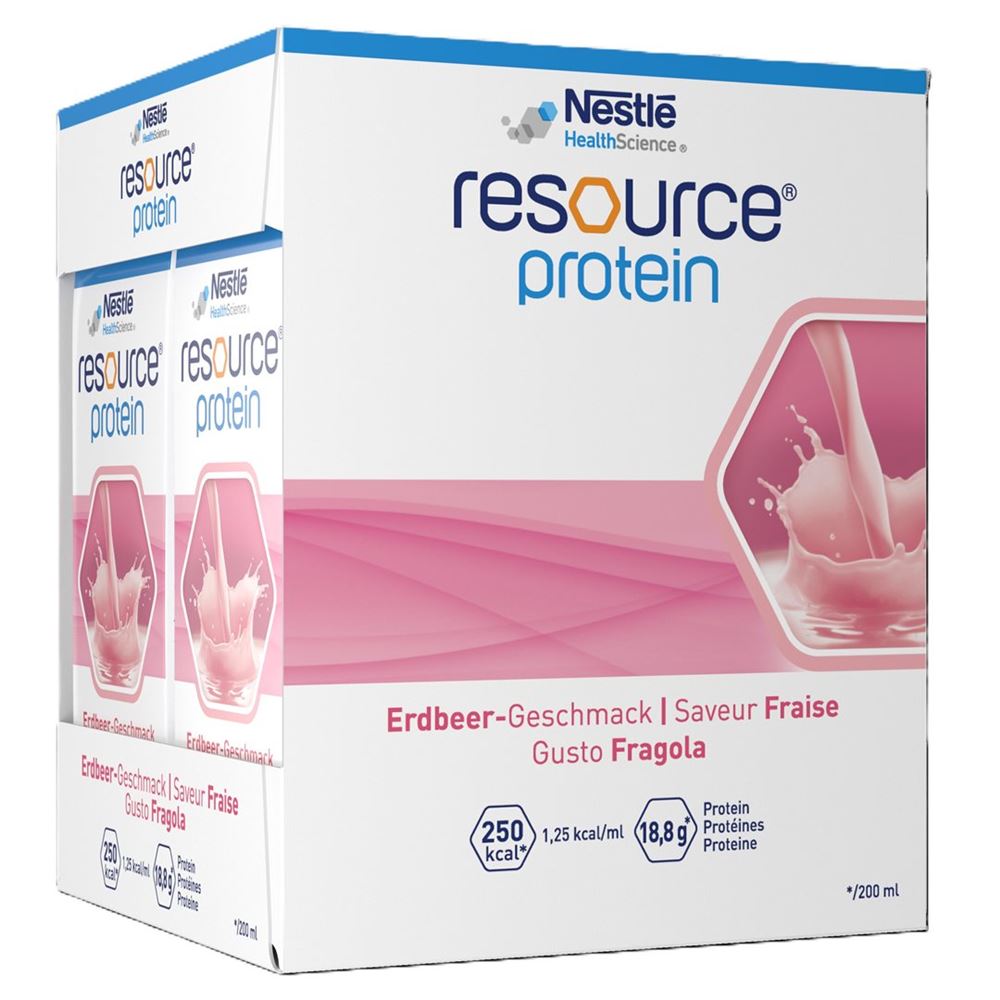 Resource Protein Erdbeer 24 Tetra 200 ml