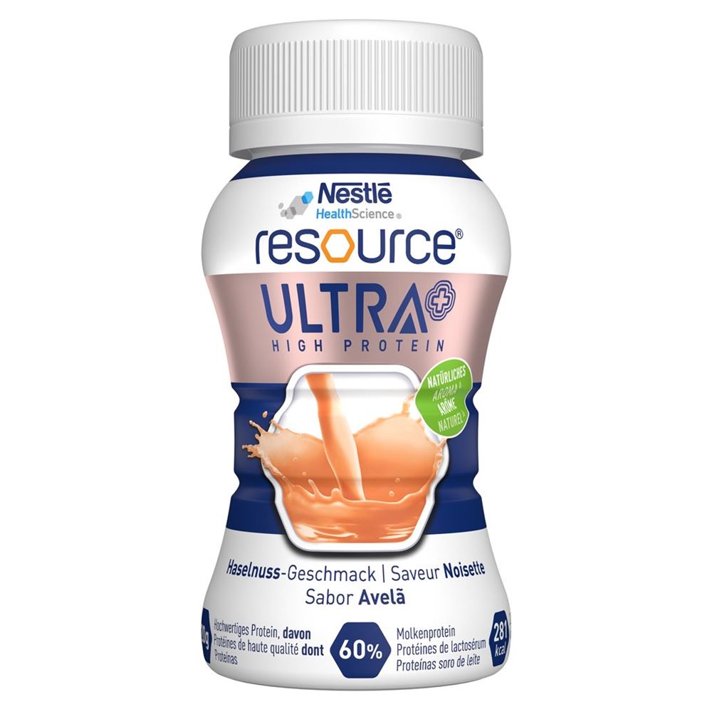 Resource Ultra + Haselnuss 4 Fl 125 ml