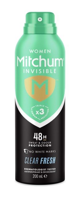 Revlon Mitchum Deo Invisible Clear Spray Fresh Women 200 ml