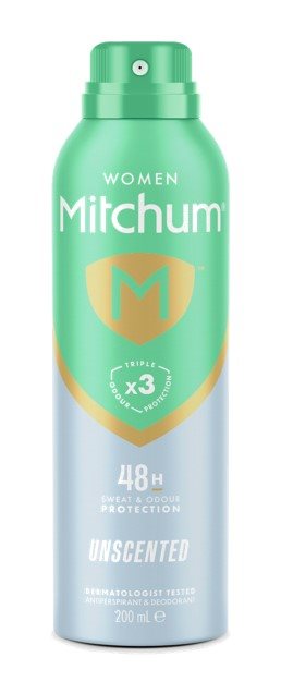 Revlon Mitchum Deodorant Unscented Women 200 ml