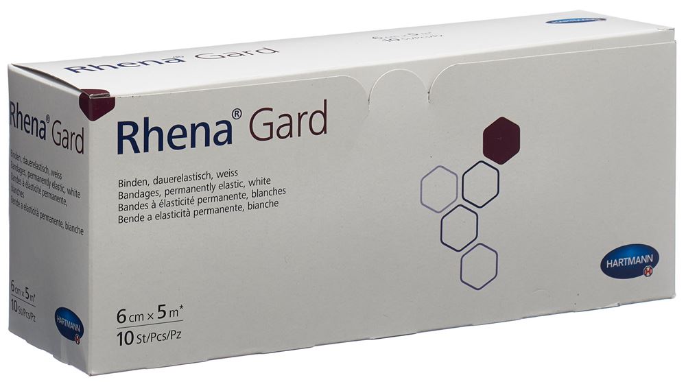 Rhena Gard Elastische Binde 5mx6cm 10 Stk