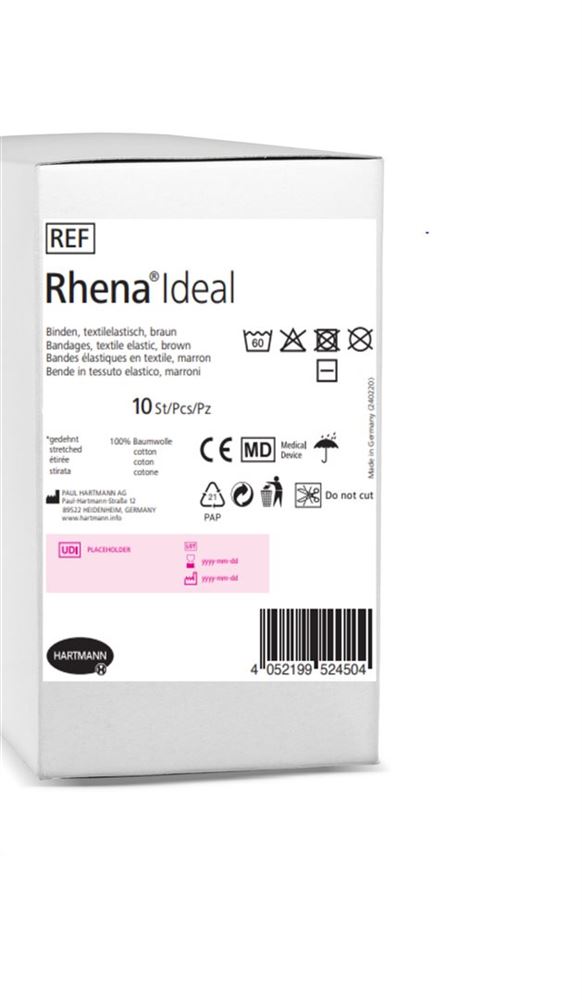 Rhena Ideal Elastische Binde 10cmx5m hautfarben 10 Stk