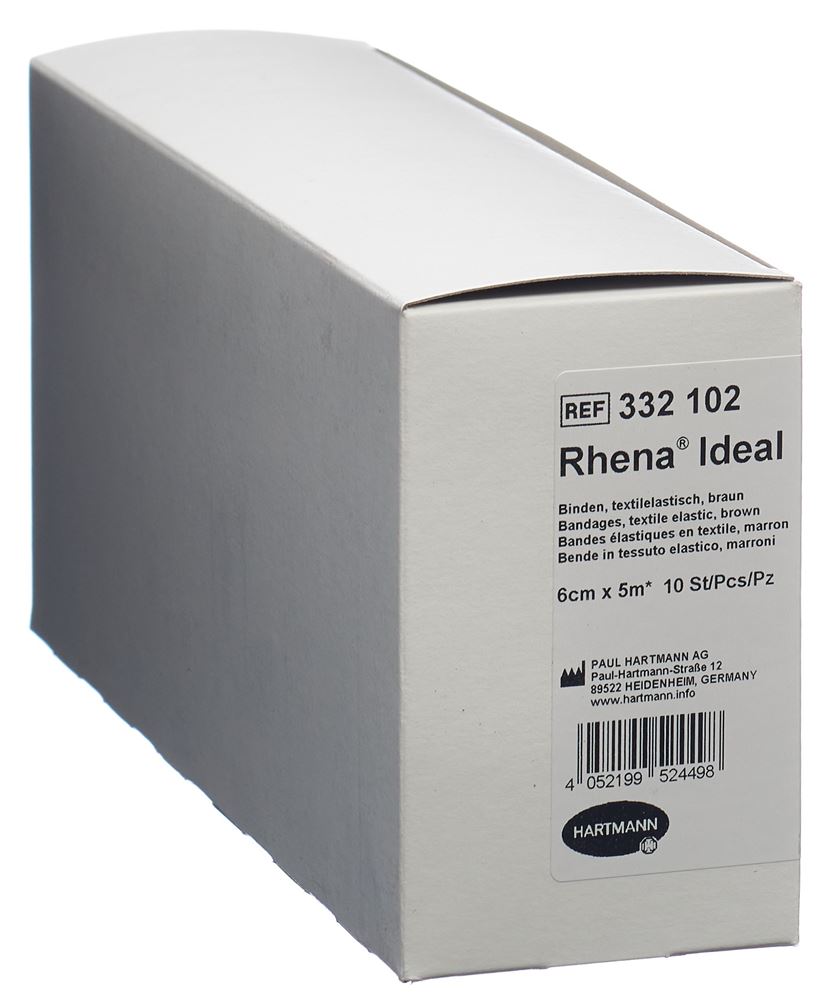 Rhena Ideal Elastische Binde 6cmx5m hautfarben 10 Stk