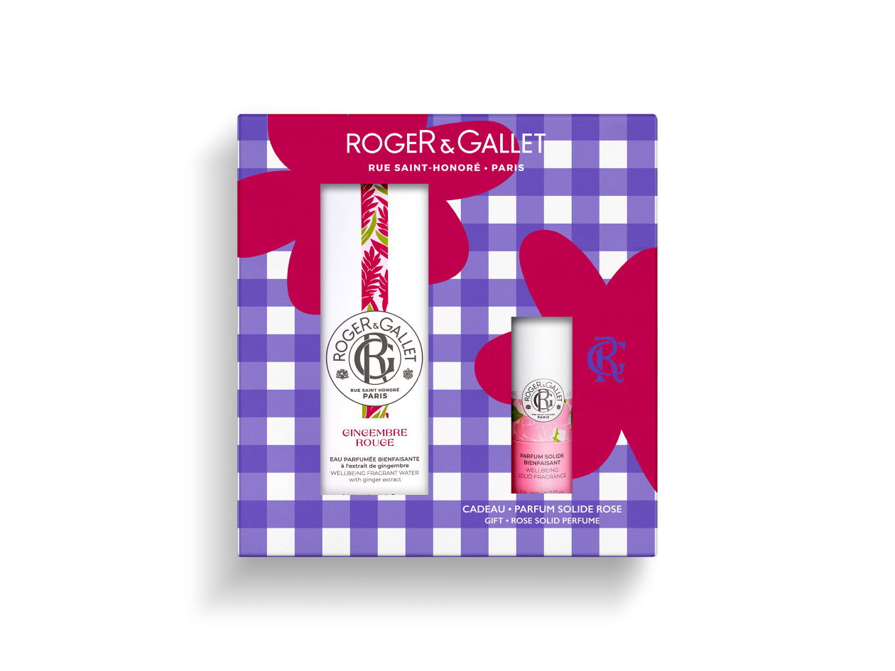 Roger & Gallet Coffret Gingembre Rouge/Rose 100ml/5g