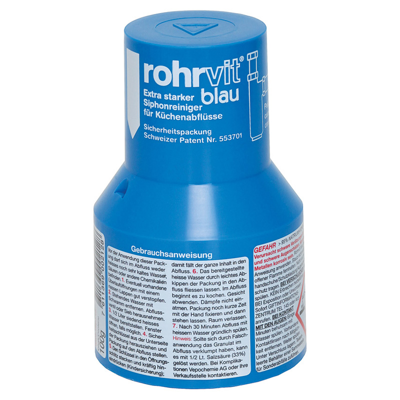Rohrvit Ablaufreiniger Gran blau 100 g