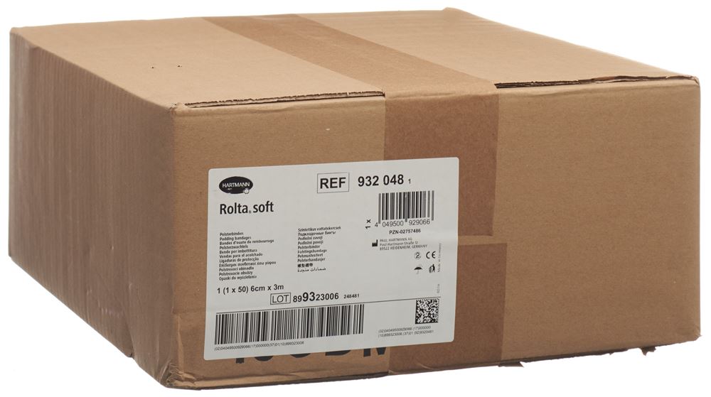 Rolta Soft Wattebinde 6cmx3m synthetisch 50 Stk