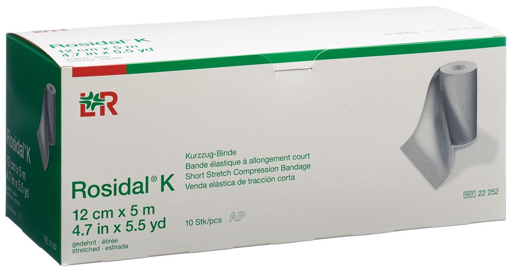 Rosidal K Kurzzug-Binde 12cmx5m 10 Stk