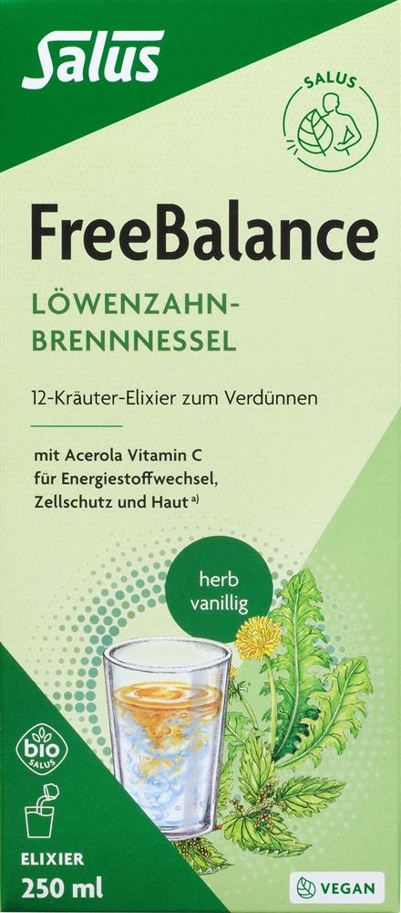 Salus FreeBalance Löwenzahn-Brennnessel Elixier Bio Fl 250 ml