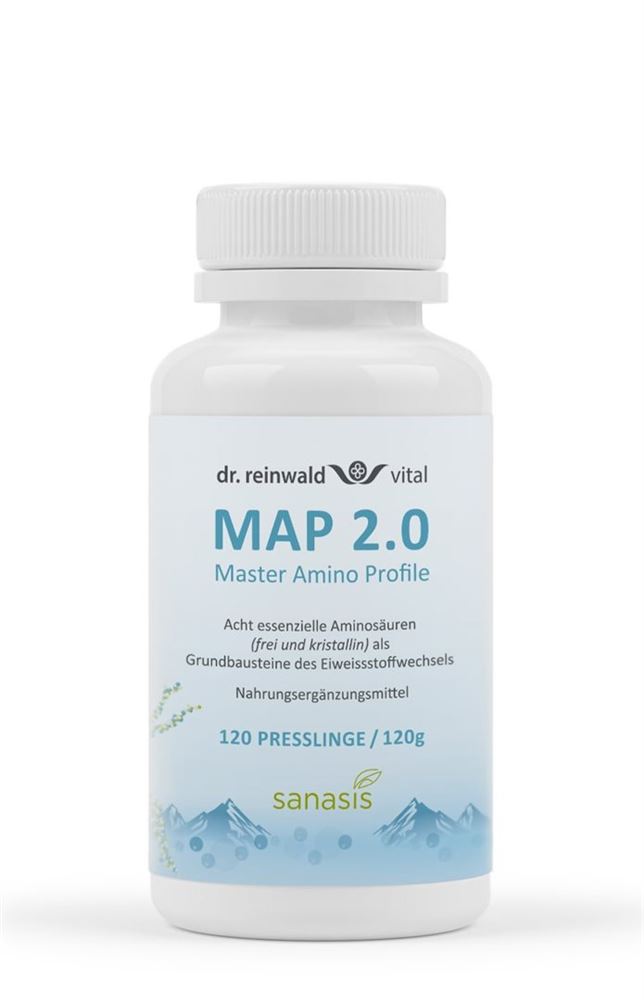 Sanasis Map 2.0 Master Amino Tabletten Pattern 120 Stück