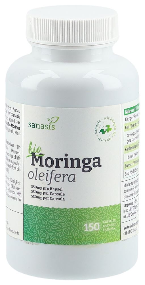 Sanasis Moringa Kapseln Bio Ds 150 Stück