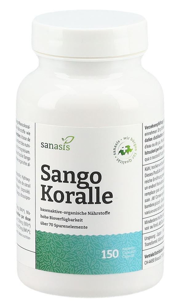 Sanasis Sango Korallen Kapseln Ds 150 Stück