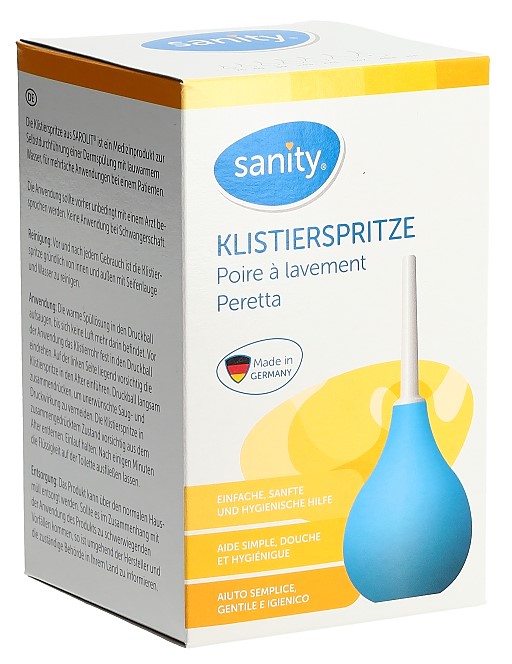 Sanity Birnspritze Gr13 483ml zweiteilig