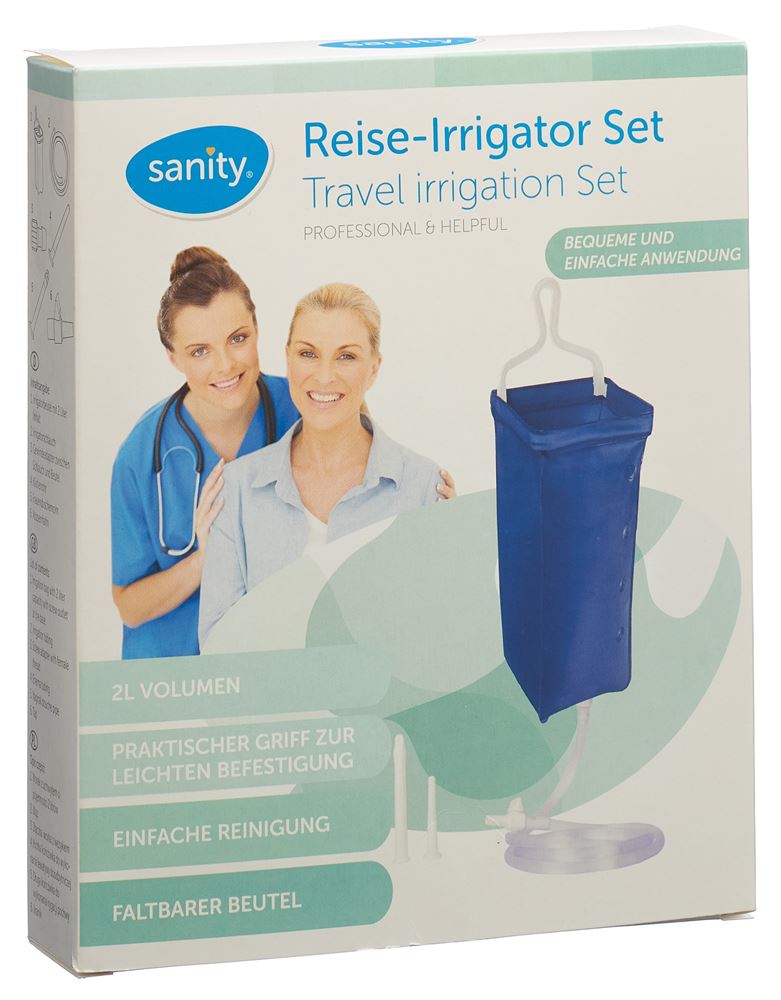 Sanity Irrigator Reise Set komplett 2L Btl