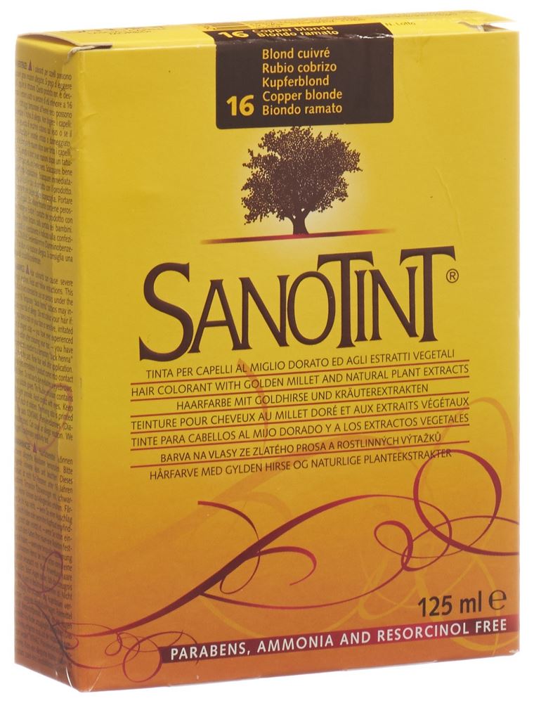Sanotint Haarfarbe 16 kupferblond