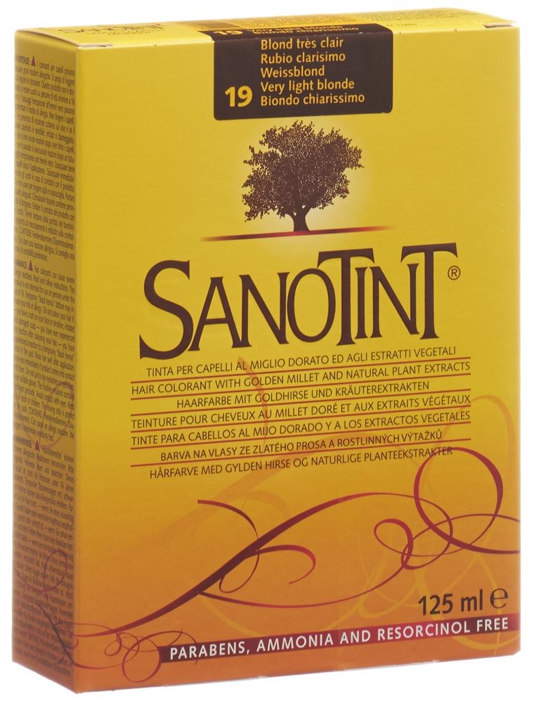 Sanotint Haarfarbe 19 weissblond