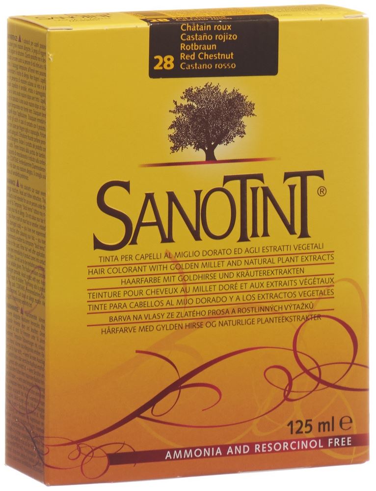Sanotint Haarfarbe 28 rotbraun