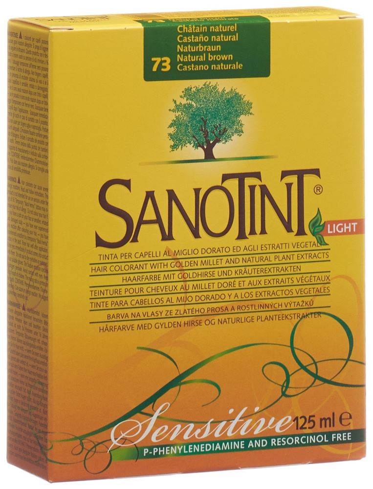 Sanotint Sensitive Light Haarfarbe 73 naturbraun