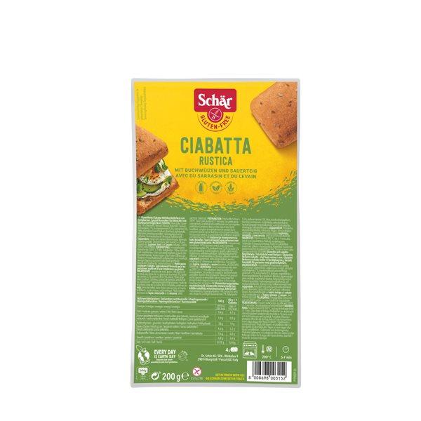Schär Ciabatta Rustica glutenfrei 4 x 50 g