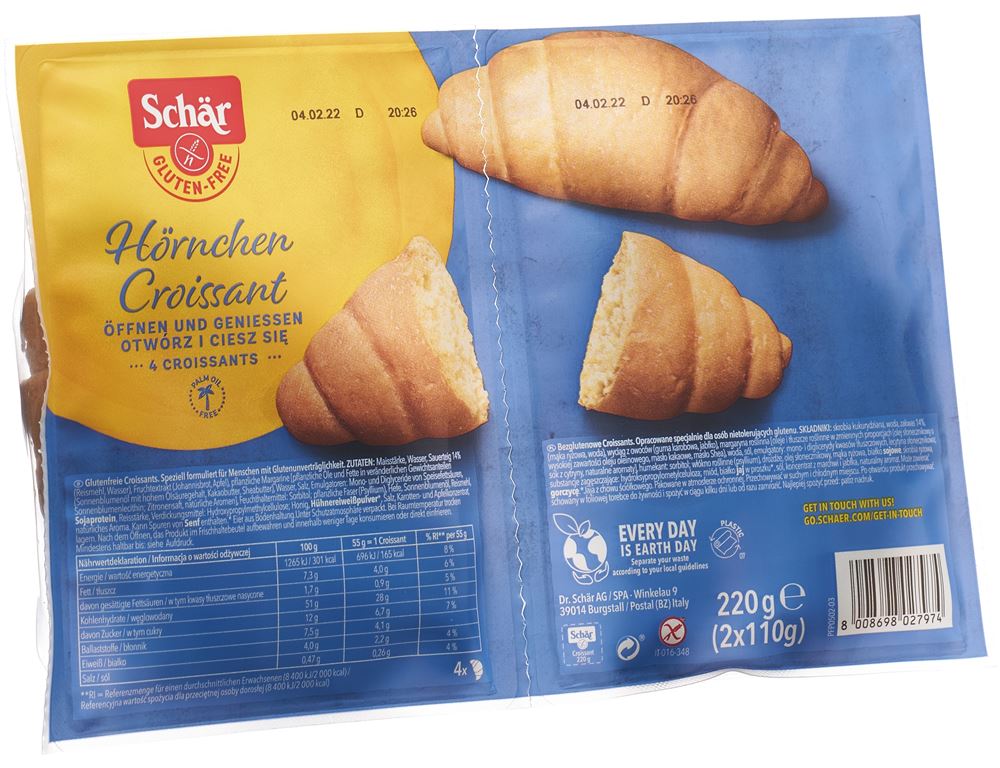 Schär Croissant glutenfrei 220 g