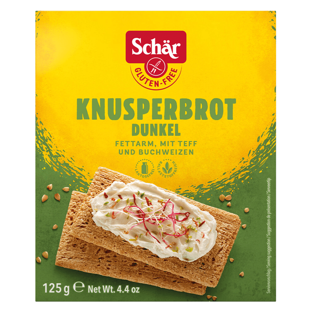 Schär Knusperbrot dunkel glutenfrei 125 g