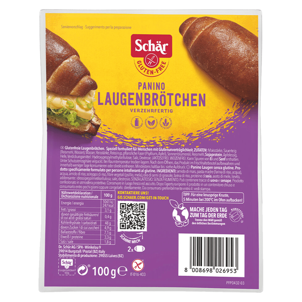 Schär Laugenbrötchen glutenfrei 100 g