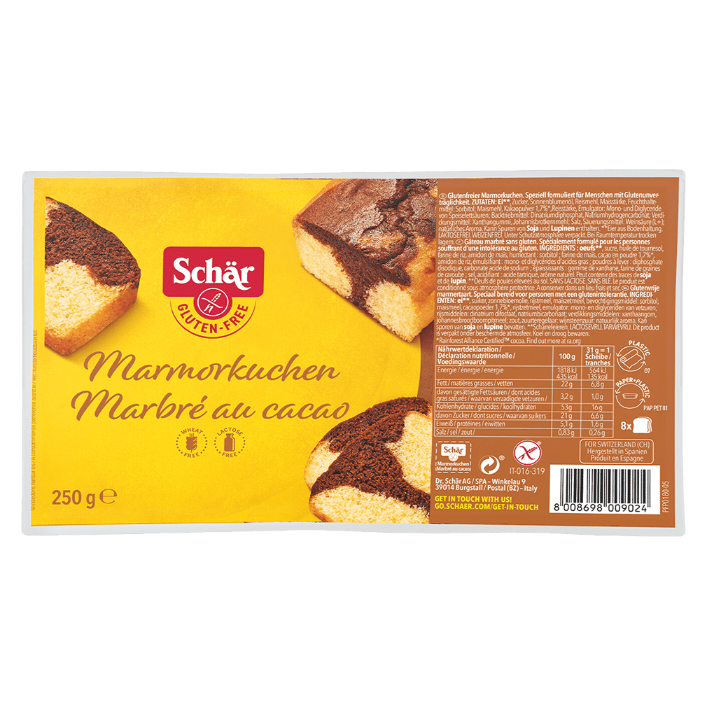Schär Marmorkuchen glutenfrei 250 g